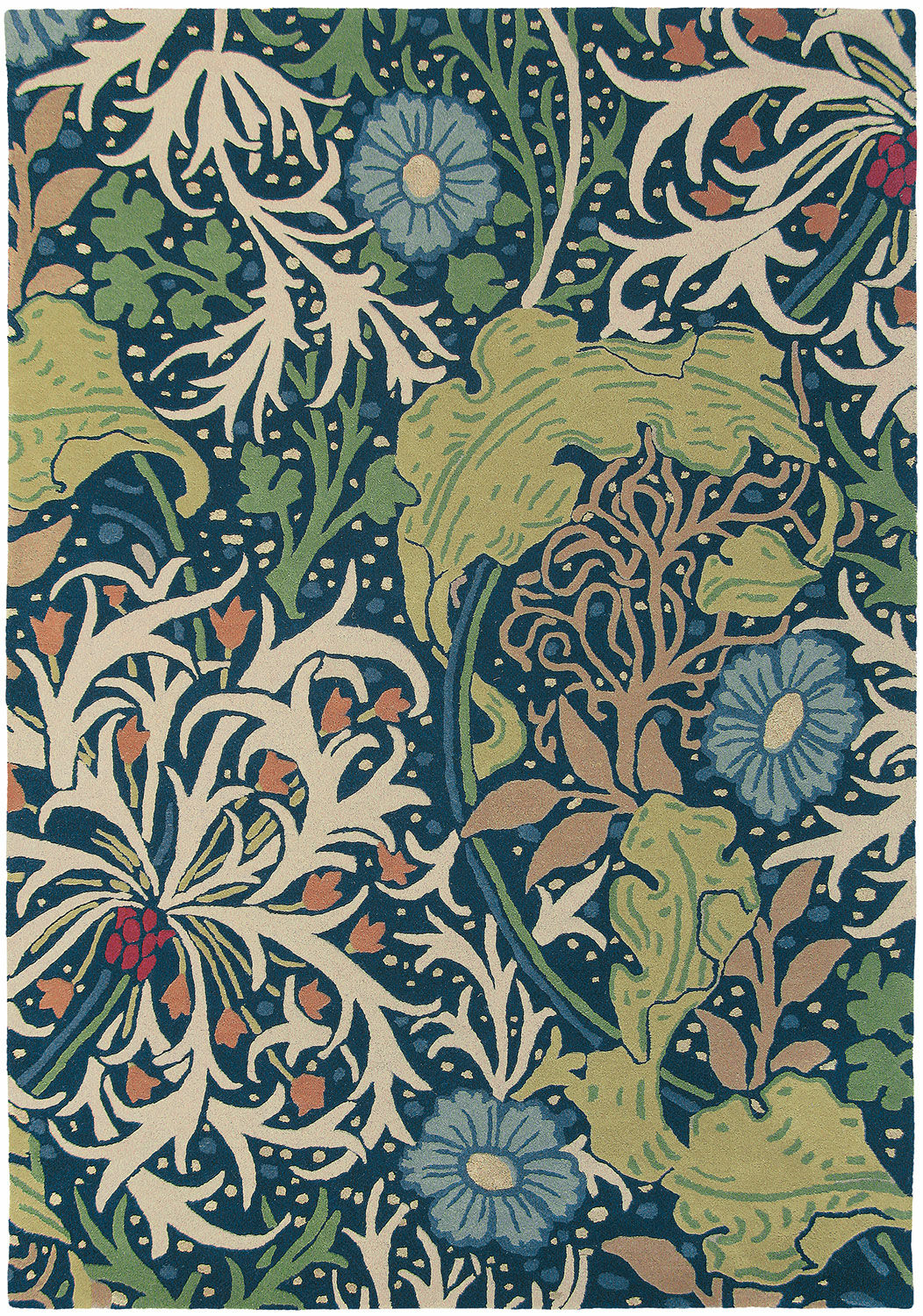 Tæppe "Seaweed" (170 x 240 cm) - efter William Morris