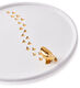 Serving platter "Walking Duck", white and golden version by Pols Potten