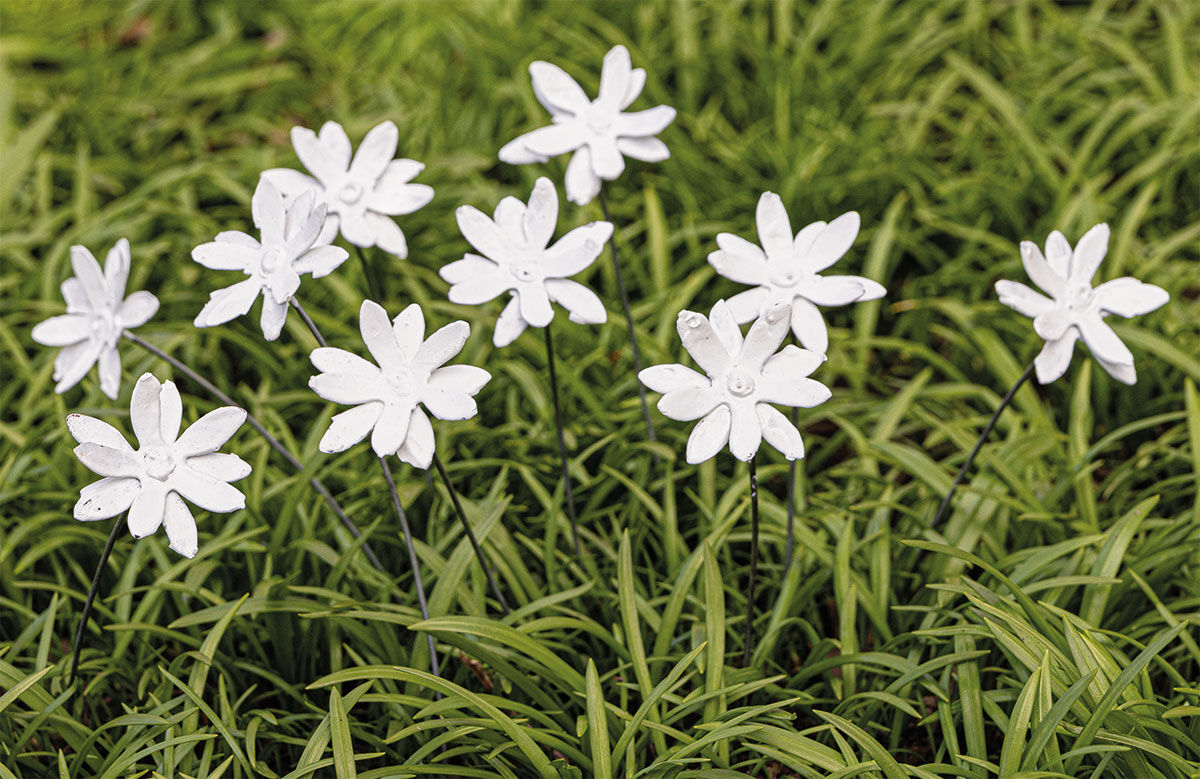 Tuinpaal bloemenset "Jasmijn", 10 stuks