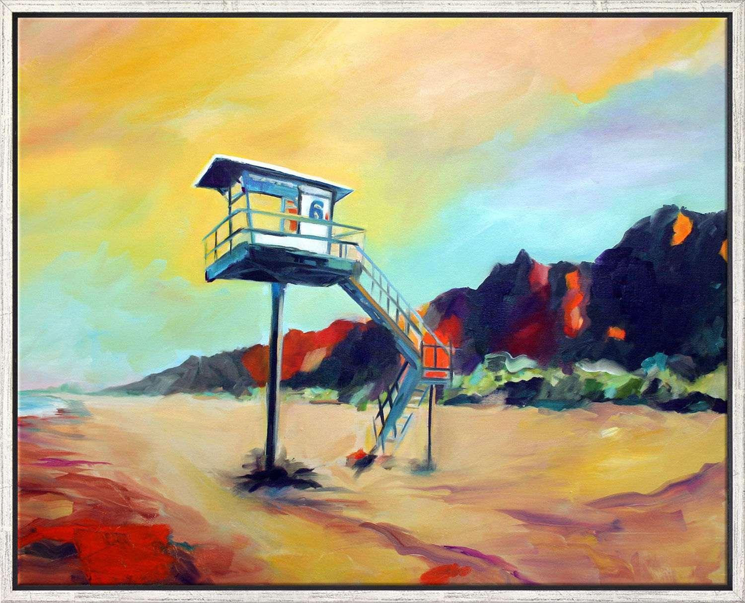 Bild "Leerstand II" (2017) (Original / Unikat), gerahmt von Anke Gruss