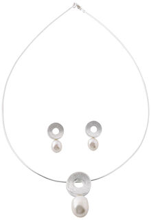 Jewellery set "Estelle" with pearls