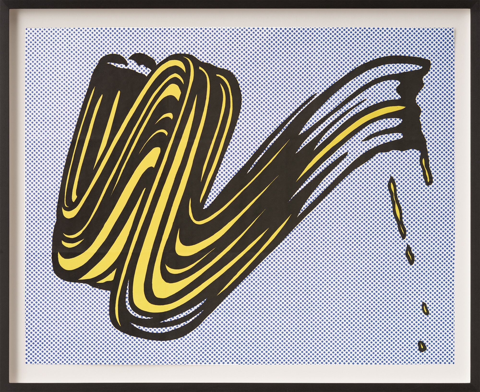 Bild "Brushstroke (Mailer)" (1965) av Roy Lichtenstein