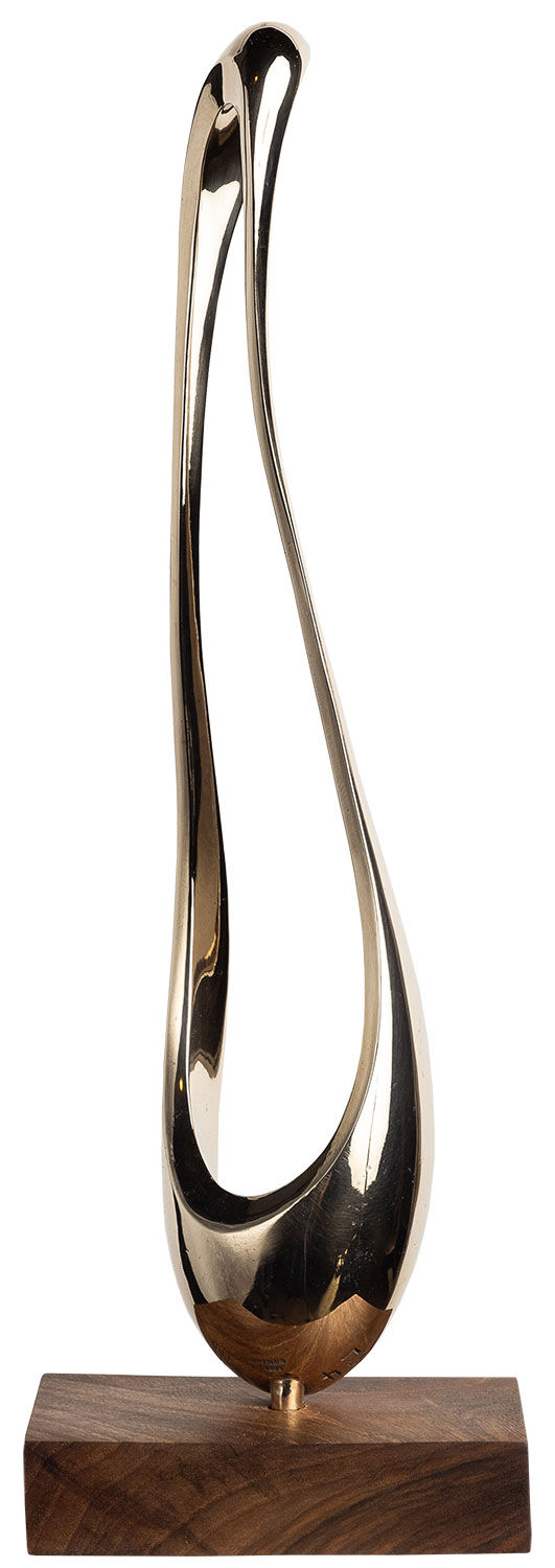 Skulptur "Passion" (2024), Version Bronze poliert von Yves Rasch