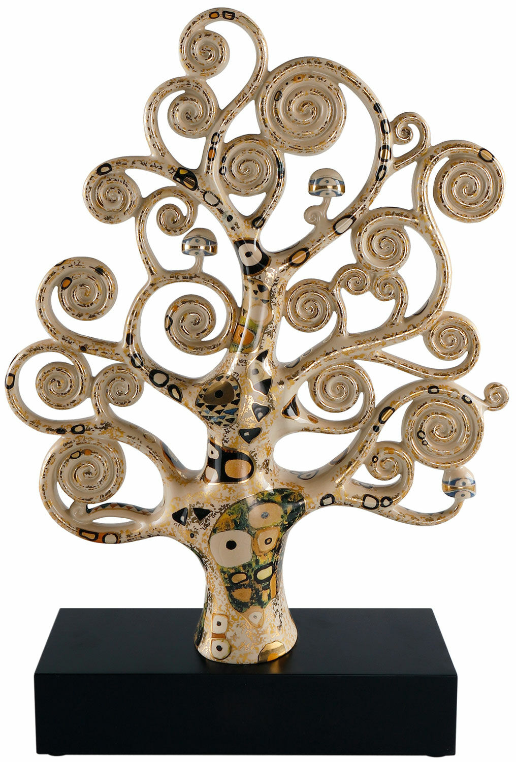 Porseleinen sculptuur "Levensboom" von Gustav Klimt