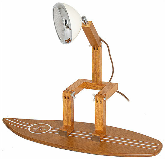 "Surfboard" - adapté à la lampe de table LED "Mr Wattson von Piffany Copenhagen