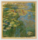 Tableau "Le Bassin aux Nymphéas, Partie Gauche" (1917-19), encadré de Claude Monet