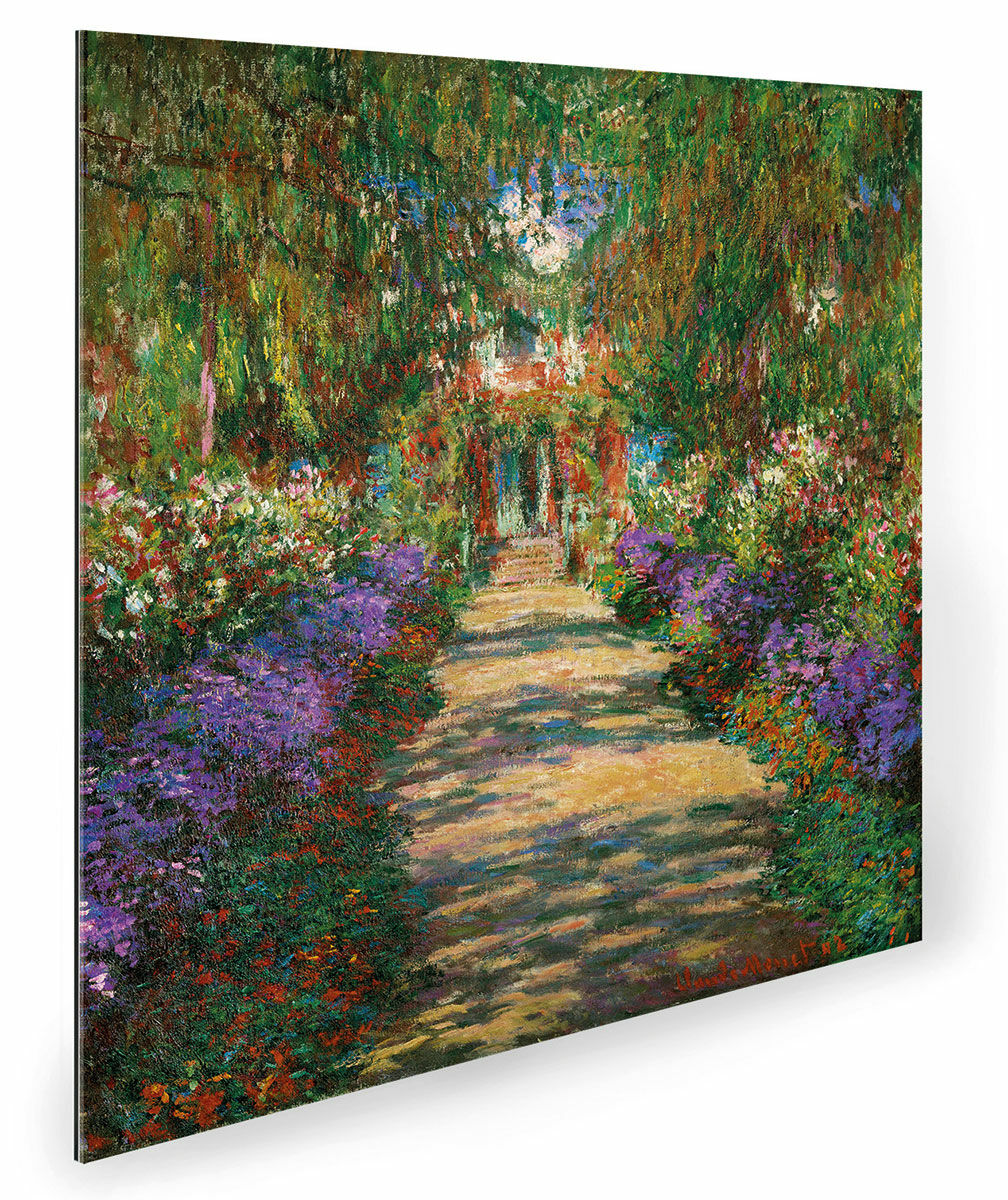 Picture "Garden in Giverny" (1902) by Claude Monet