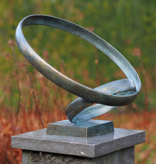 Tuinbeeld "Samen", brons