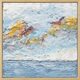 Bild "Wolkenspiel II" (2017), Version naturfarben gerahmt von Nikolaus von der Assen