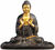 Buddha sculpture "Ami da Nyorai", partially gold-plated bonded bronze