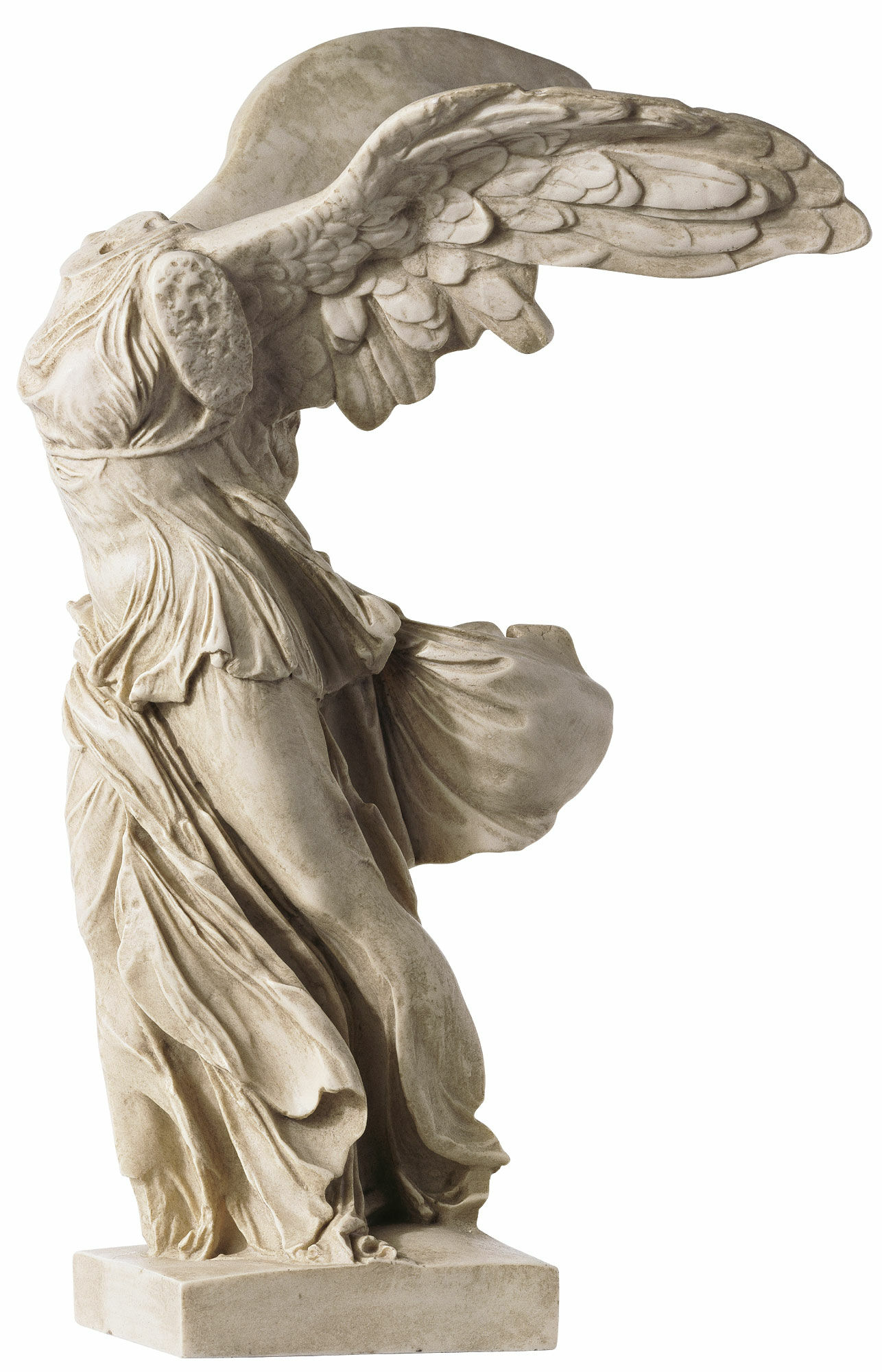 Sculptuur "Nike van Samothrace" (33 cm), gegoten