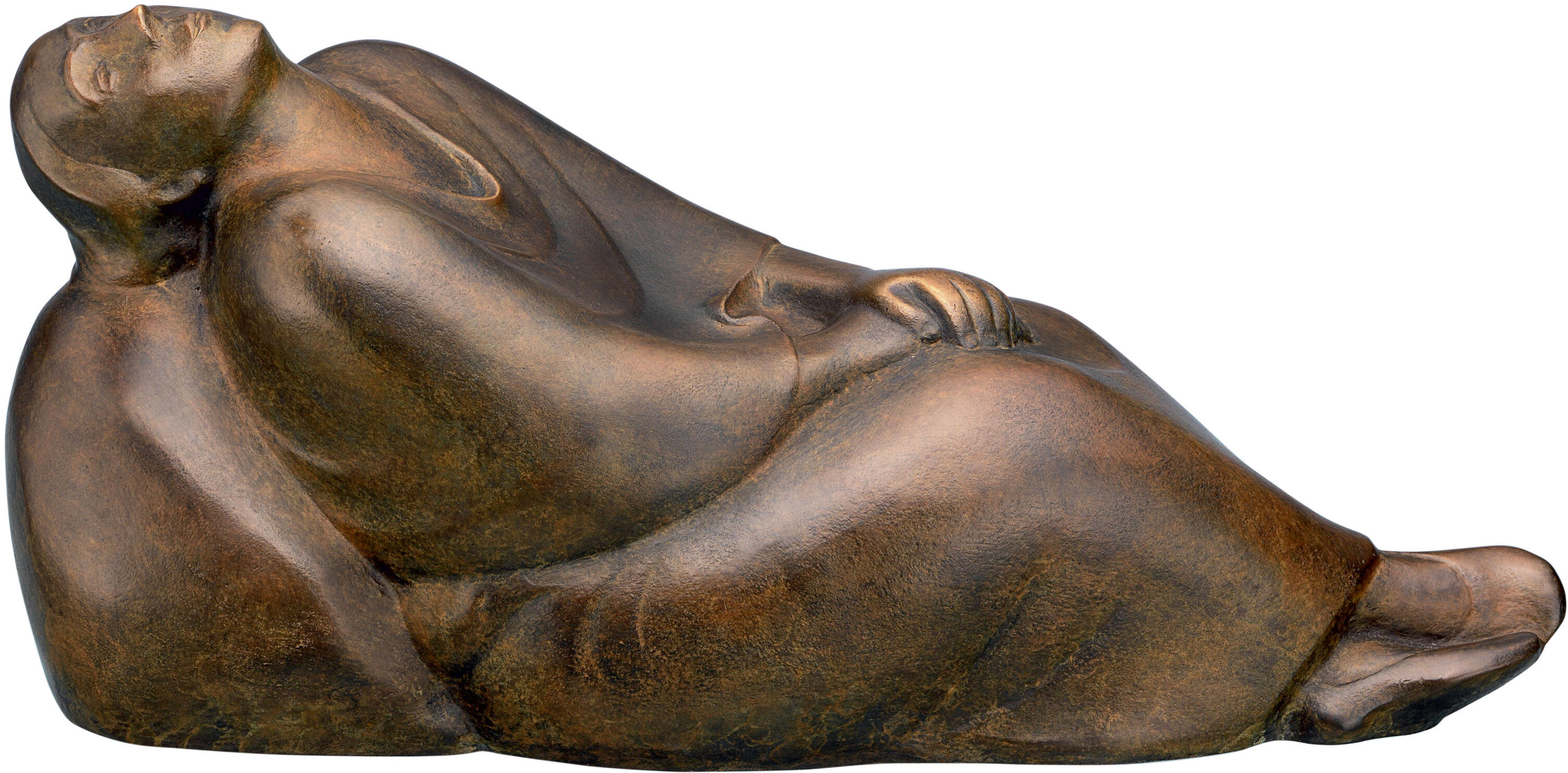 Sculpture "Femme rêvant" (1912), réduction en bronze von Ernst Barlach