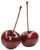 Set of 2 ceramic objects "Cherries"