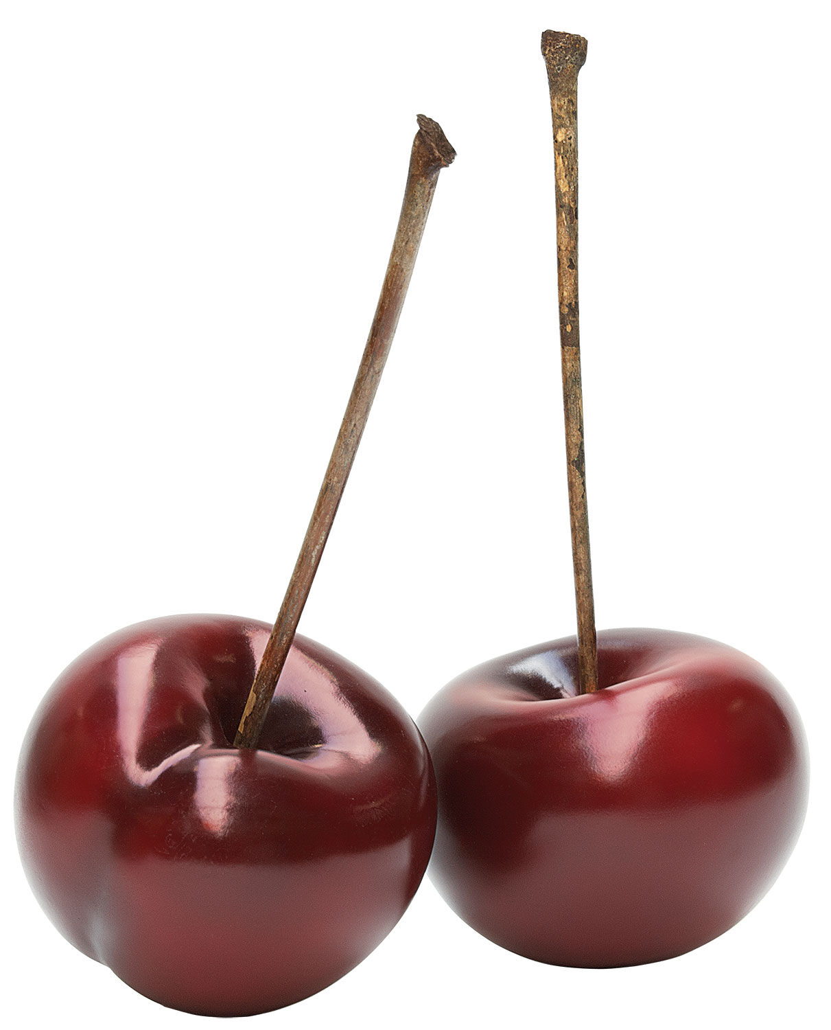 Set of 2 ceramic objects "Cherries"