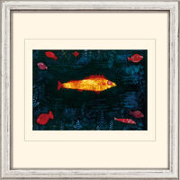 Bild "Der goldene Fisch" (1925), gerahmt