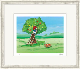 Picture "Dream under the Apple Tree", framed