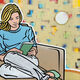Picture "The Reading Woman" (2021) by Ralf Schmidt