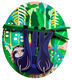 3D-Wandobjekt "Jungle Sloth" aus recyceltem Karton, DIY von studio ROOF