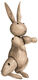 Holzfigur "Kaninchen" von Kay Bojesen
