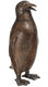 Sculpture de jardin "Pingouin", bronze de Kurt Arentz