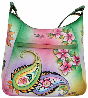 Handtasche "Blütenträume" der Marke Anuschka® mit Zusatztaschen