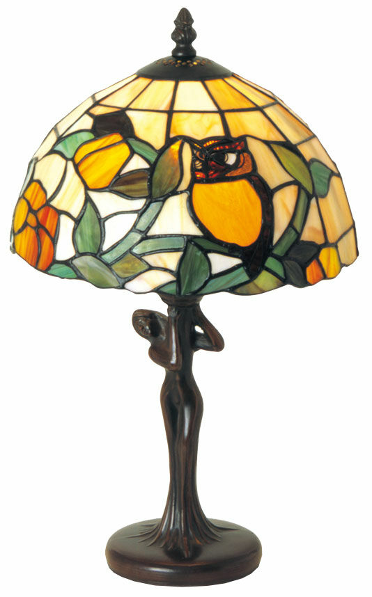 Bordlampe "Chouette" - efter Louis C. Tiffany
