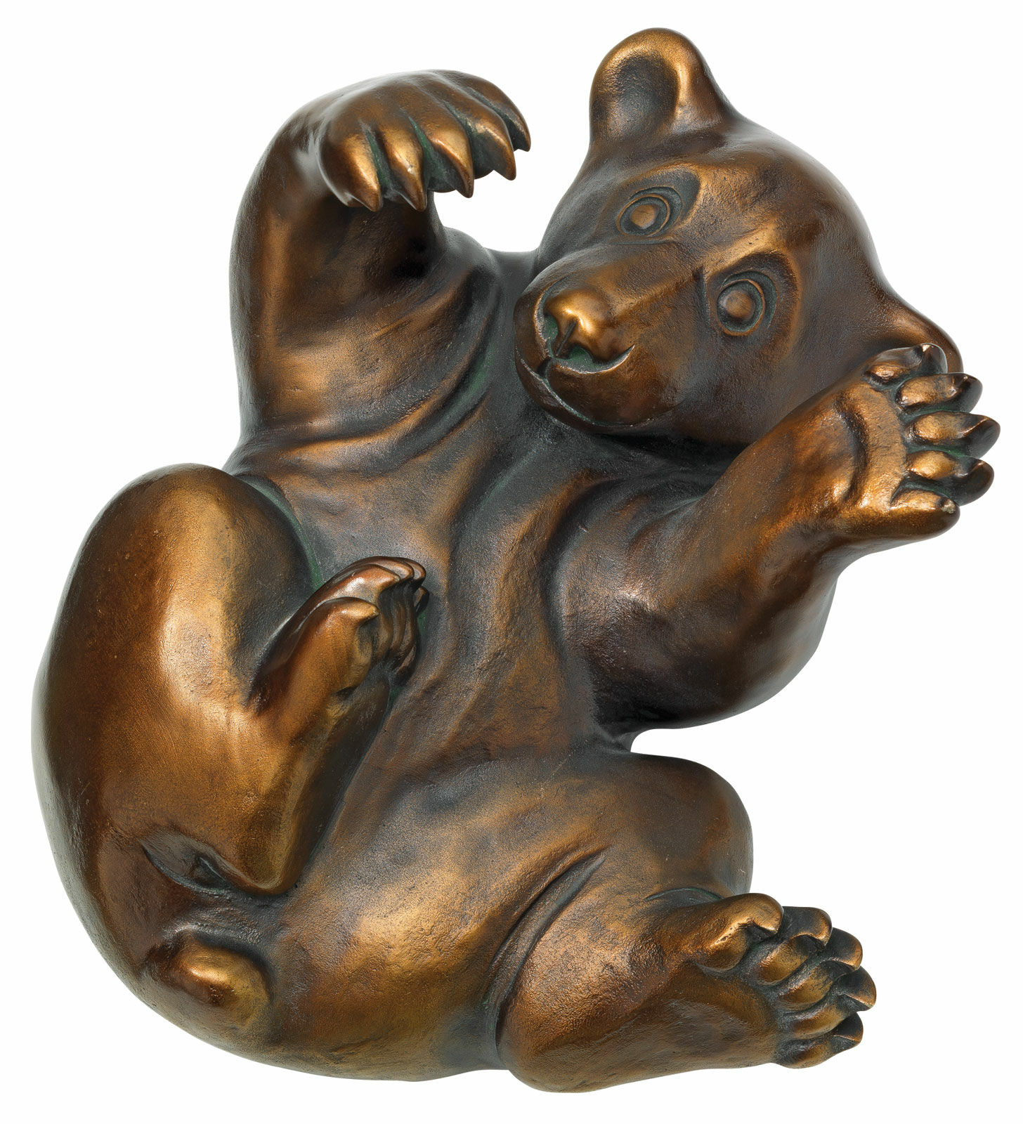 Sculpture "Ourson", version en bronze collé von Jagna Weber