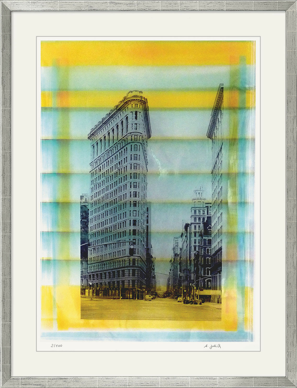 Picture "Flat Iron Building New York" (2009) by Angelika Jelich