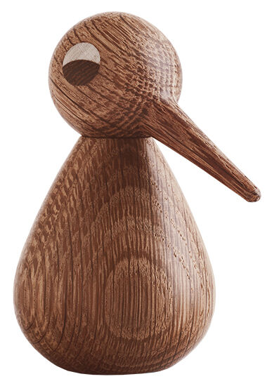 Houten figuur "Vogel donkerbruin" (groot, hoogte 12 cm) - Ontwerp Christian Vedel van ArchitectMade