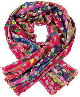 Wool scarf "Hojas"