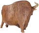Skulptur "Stier", Bronze von David Laugomer