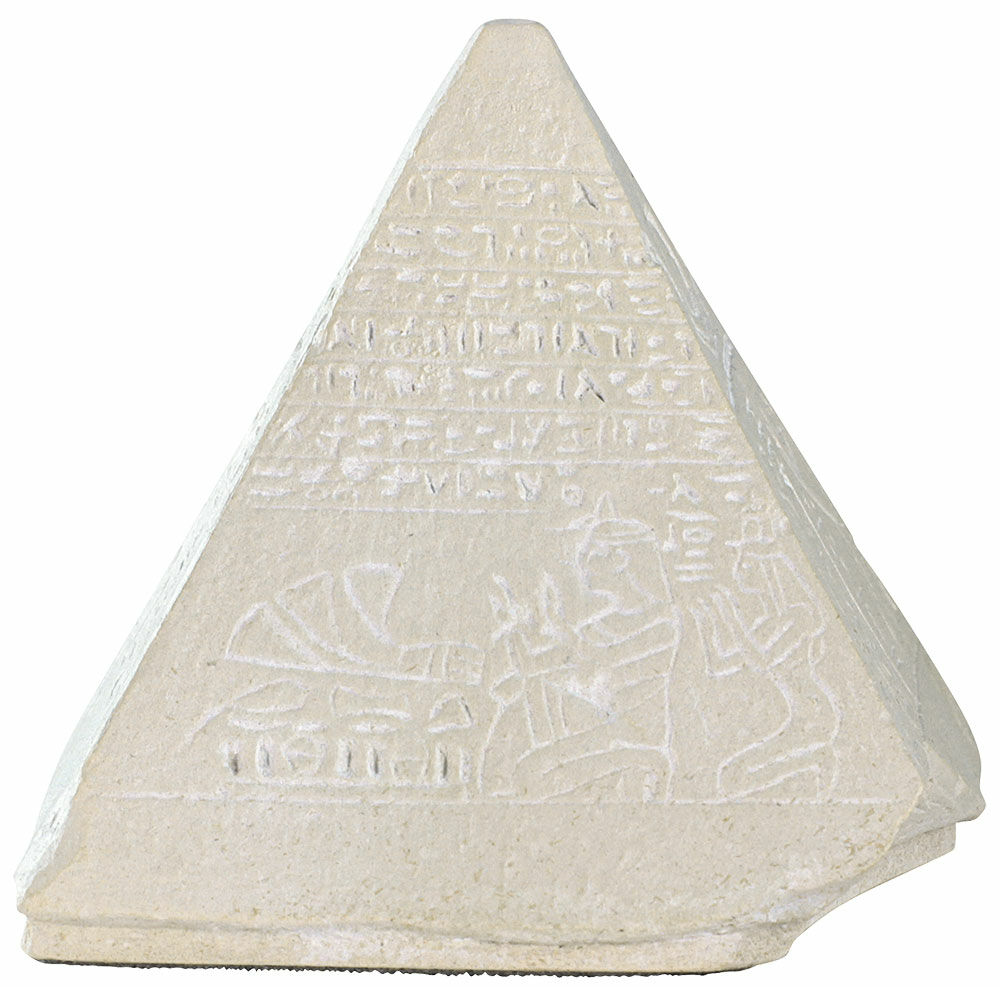 Pyramidion van Bennebensekhauf, gegoten