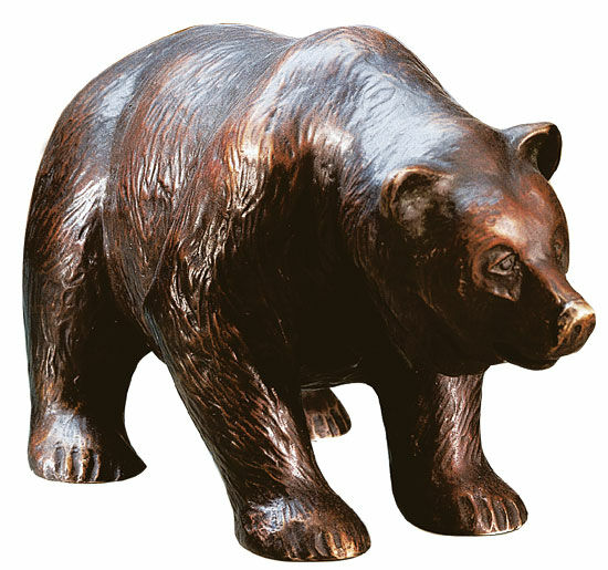 Sculpture "Bear", bonded bronze version by Roman