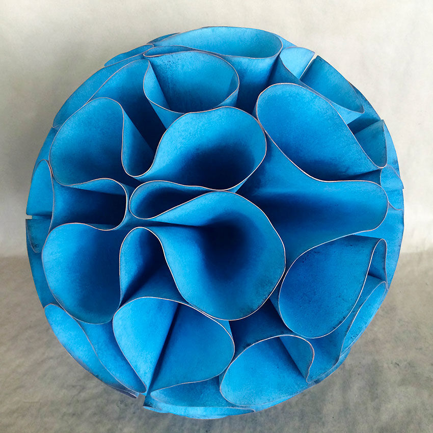 Bild "Seed - The Inspiration of Blue", gerahmt von Garda Alexander