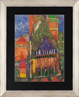 Picture "Cathedral I", framed