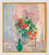 Bild "Blomsterstilleben" (1942), inramad av Oskar Moll