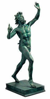 Sculpture "Fauno Danzante of Pompeii" (reduction), cast metal