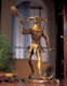 Sculptuur "Till Eulenspiegel", brons van RobiN