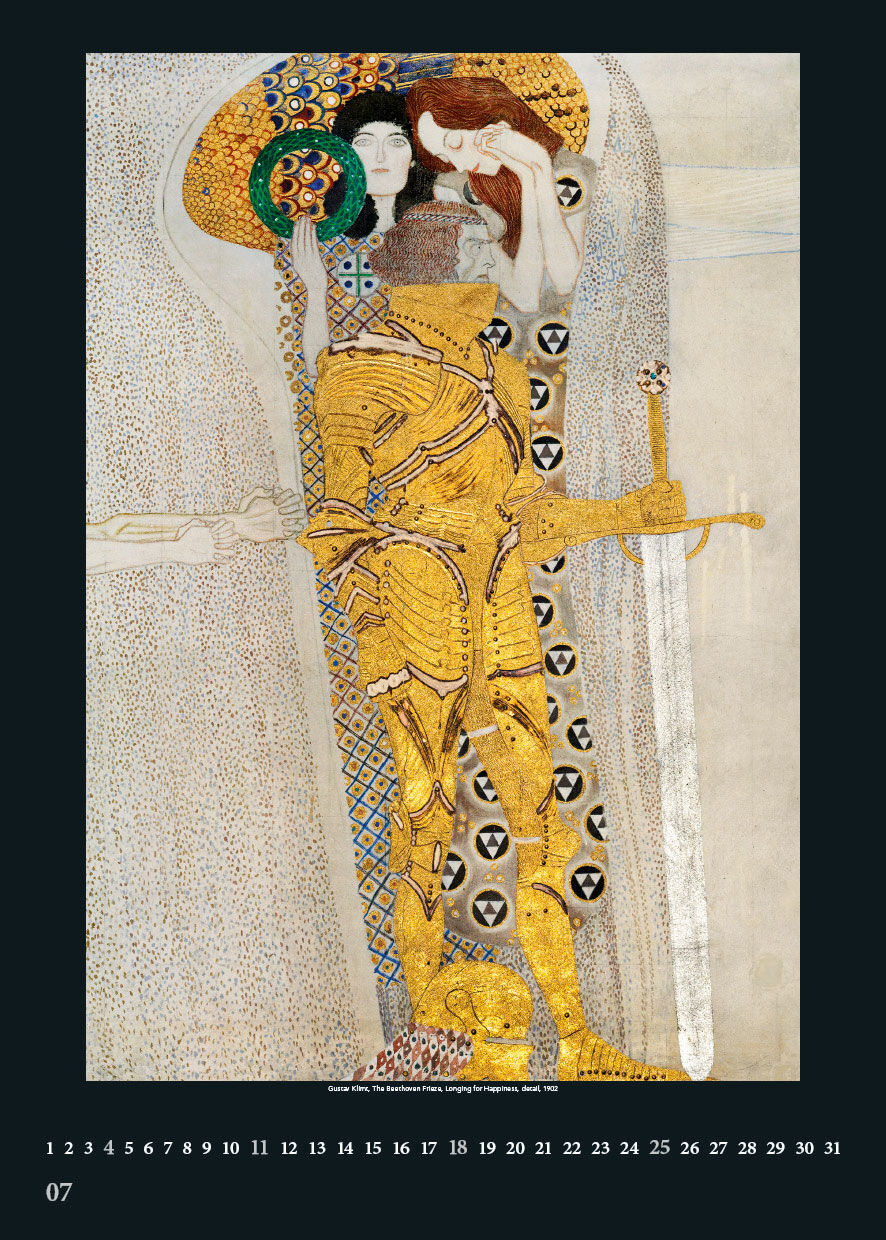 Konstnärskalender 2027 av Gustav Klimt