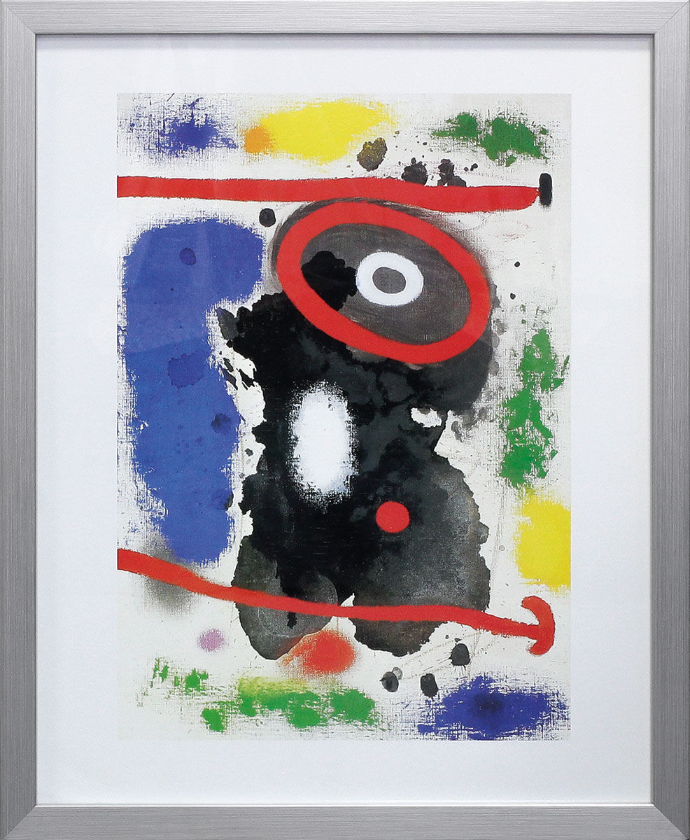 Picture "Tête J", framed by Joan Miró