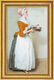 Billede "Chokoladepigen" (1743-45), indrammet af Jean-Étienne Liotard