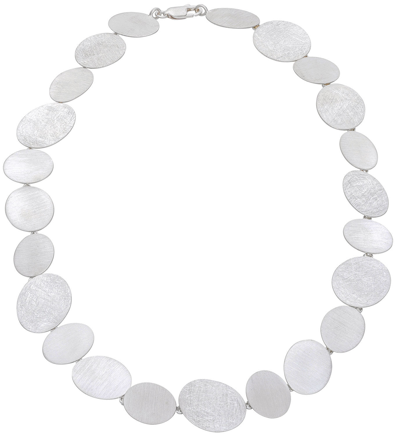 Necklace "Silver Melody"