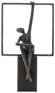 Scultura "Artus", bronzo su legno