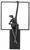 Scultura "Artus", bronzo su legno