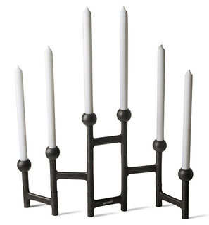 Variable candlestick "Folding Graphite Round" by Pols Potten