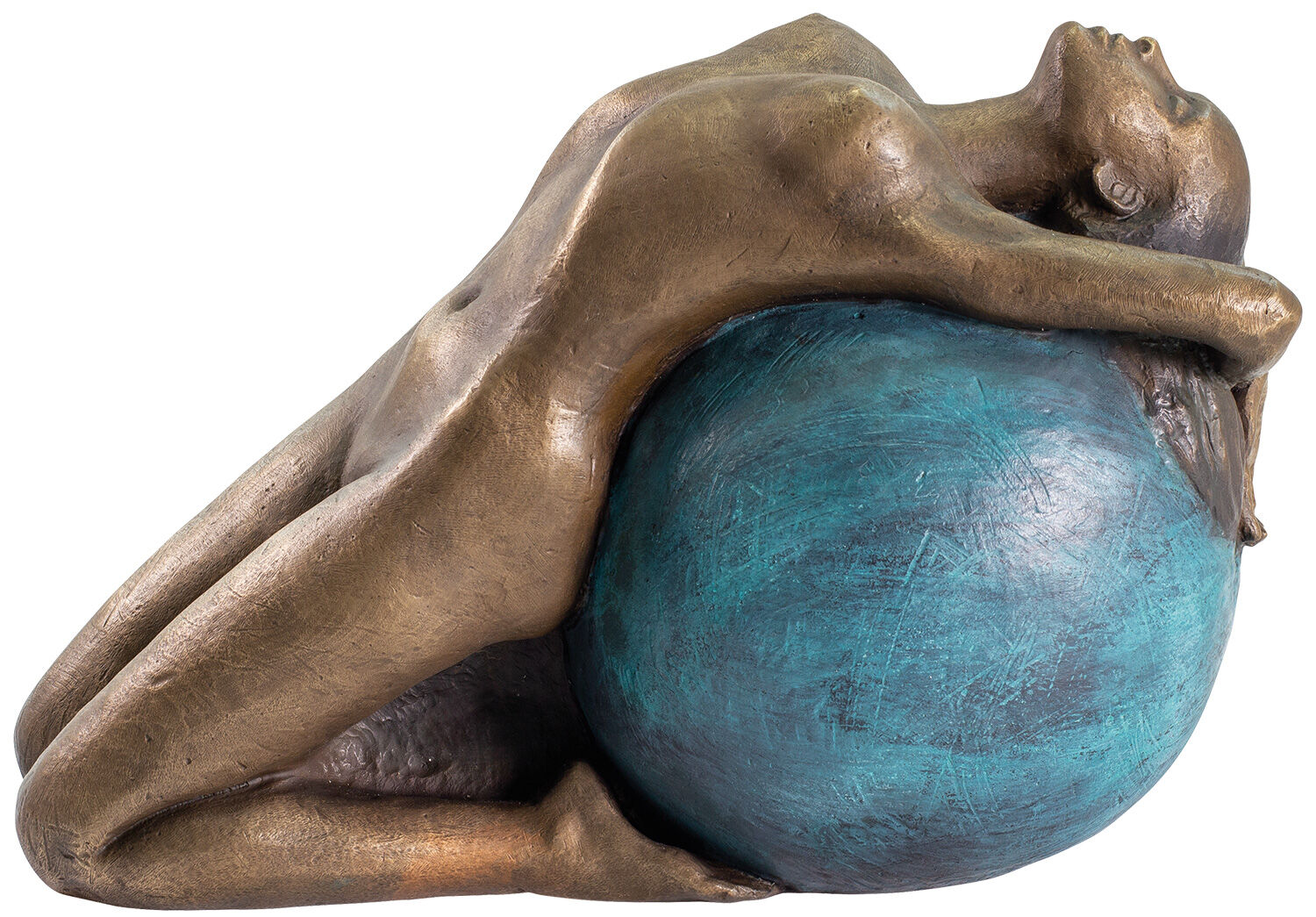 Sculpture "Letting Go", bronze by Sorina von Keyserling