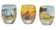 Set de 3 porte-bougies avec motifs de l'artiste de Vincent van Gogh
