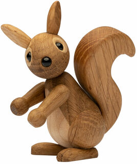 Figurine en bois "Ecureuil Bébé Cacahuète" - Design Chresten Sommer von Spring Copenhagen