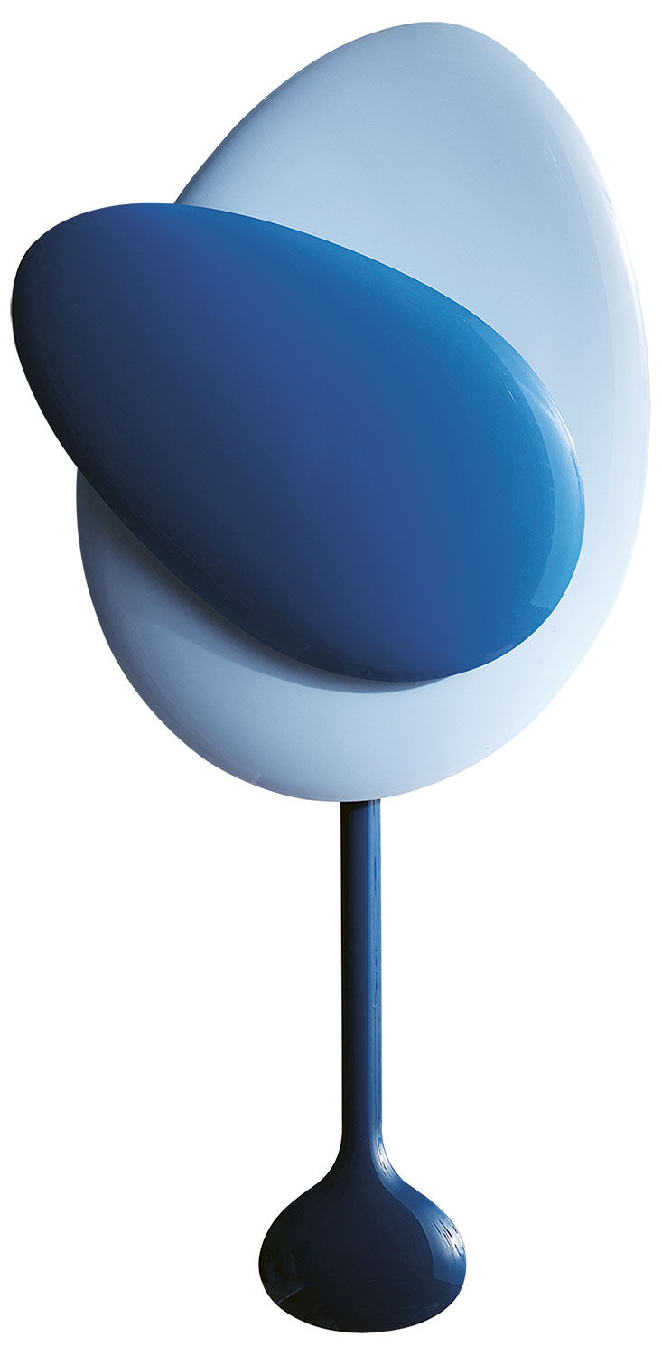 Reloj de pared "Mellow Clock", versión azul - Diseño Joe Parr de Design House Stockholm