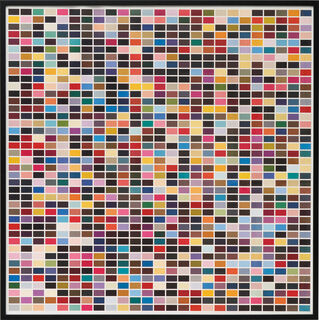 Picture "1025 Colours" (1974), framed